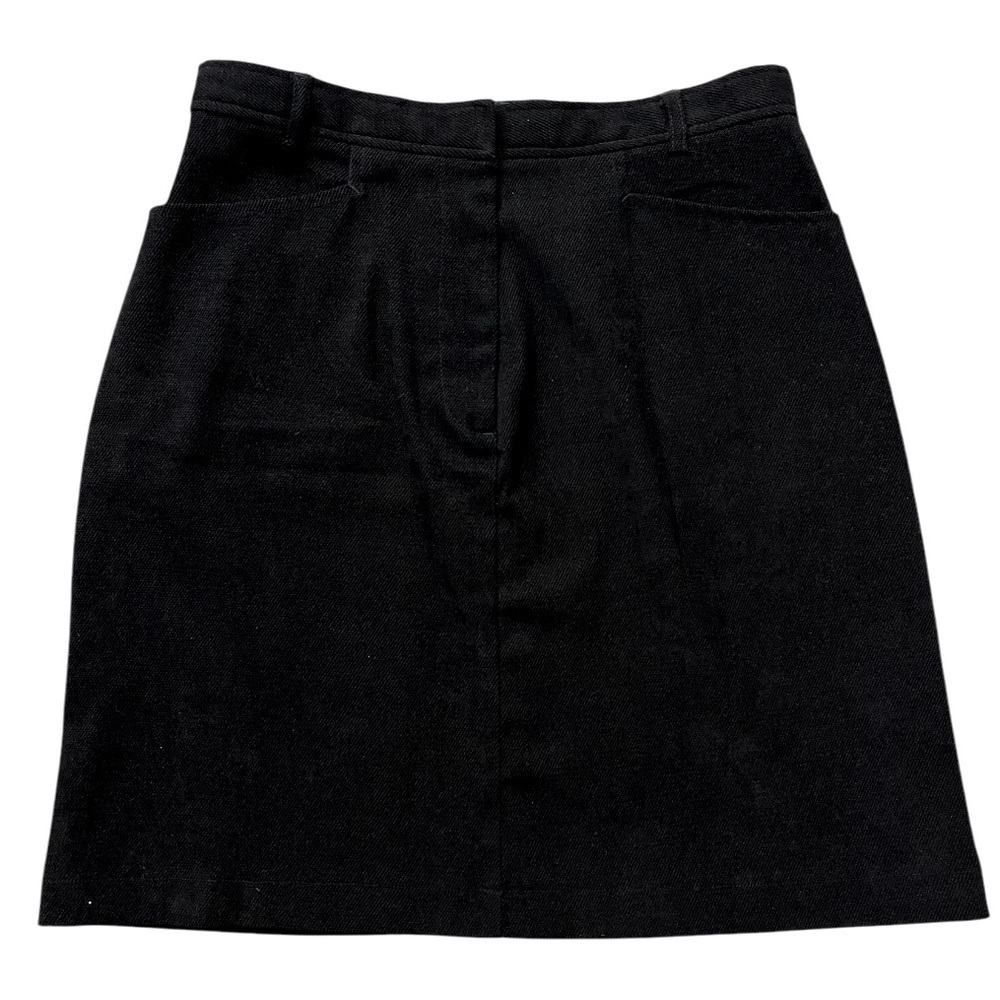 Paul Harris Design Knee Length Black Pencil Skirt, Women's Size 8